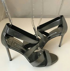 Manolo Blahnik Silver Sandals